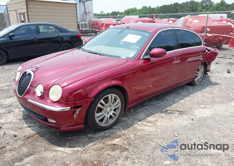 2004 Jaguar S-Type 4.2L V8 из США, поврежденный, VIN SAJEA01U64HN09300